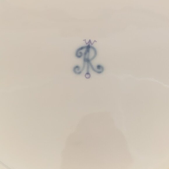 Helena Wolfsohn Reticulated Plate 8.5" Watteau Couple Scene Dresden Germany 5 - Picture 7 of 7